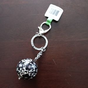 Vera Bradley Have a Ball Keychain Night & Day